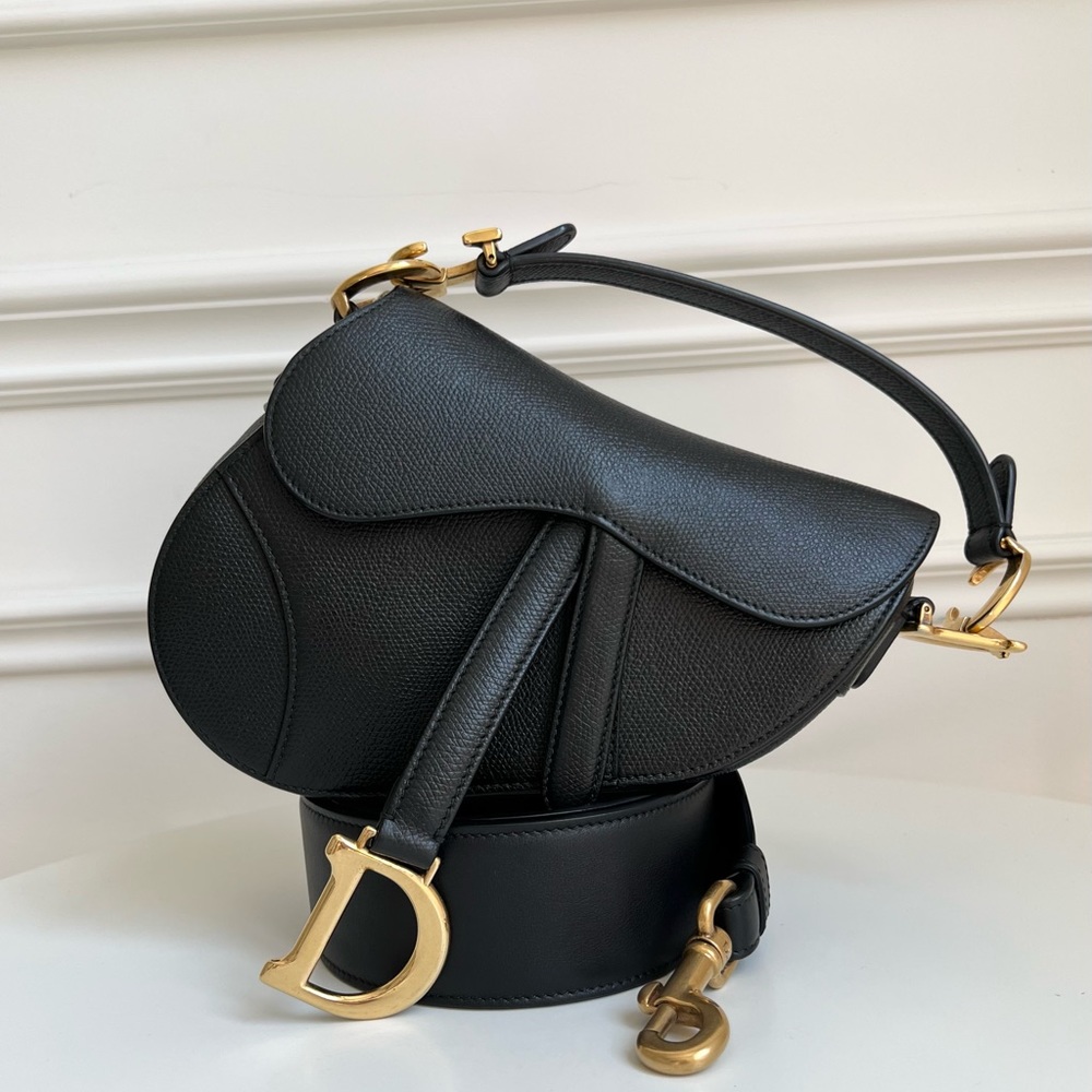 —SOLD— DIOR MINI SADDLE WITH STRAP